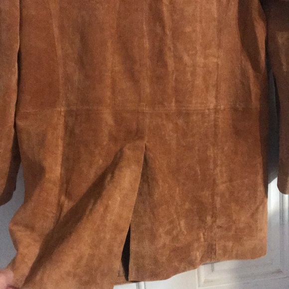 Dennis Basso leather sz S coat/blazer/jacket - Picture 4 of 7